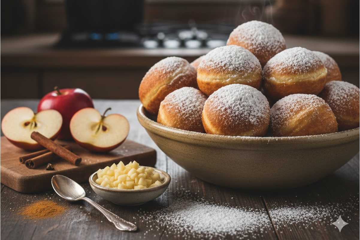 appel-kaneel oliebollen